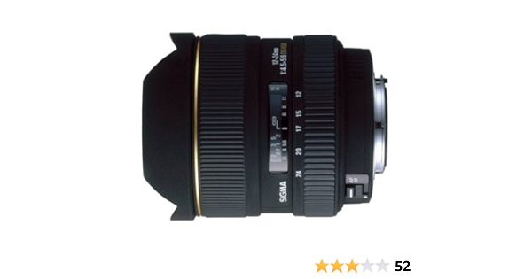 Sigma 12-24mm f/4.5-5.6 EX DG IF HSM Aspherical Ultra Wide Angle Zoom Lens for Canon SLR Cameras